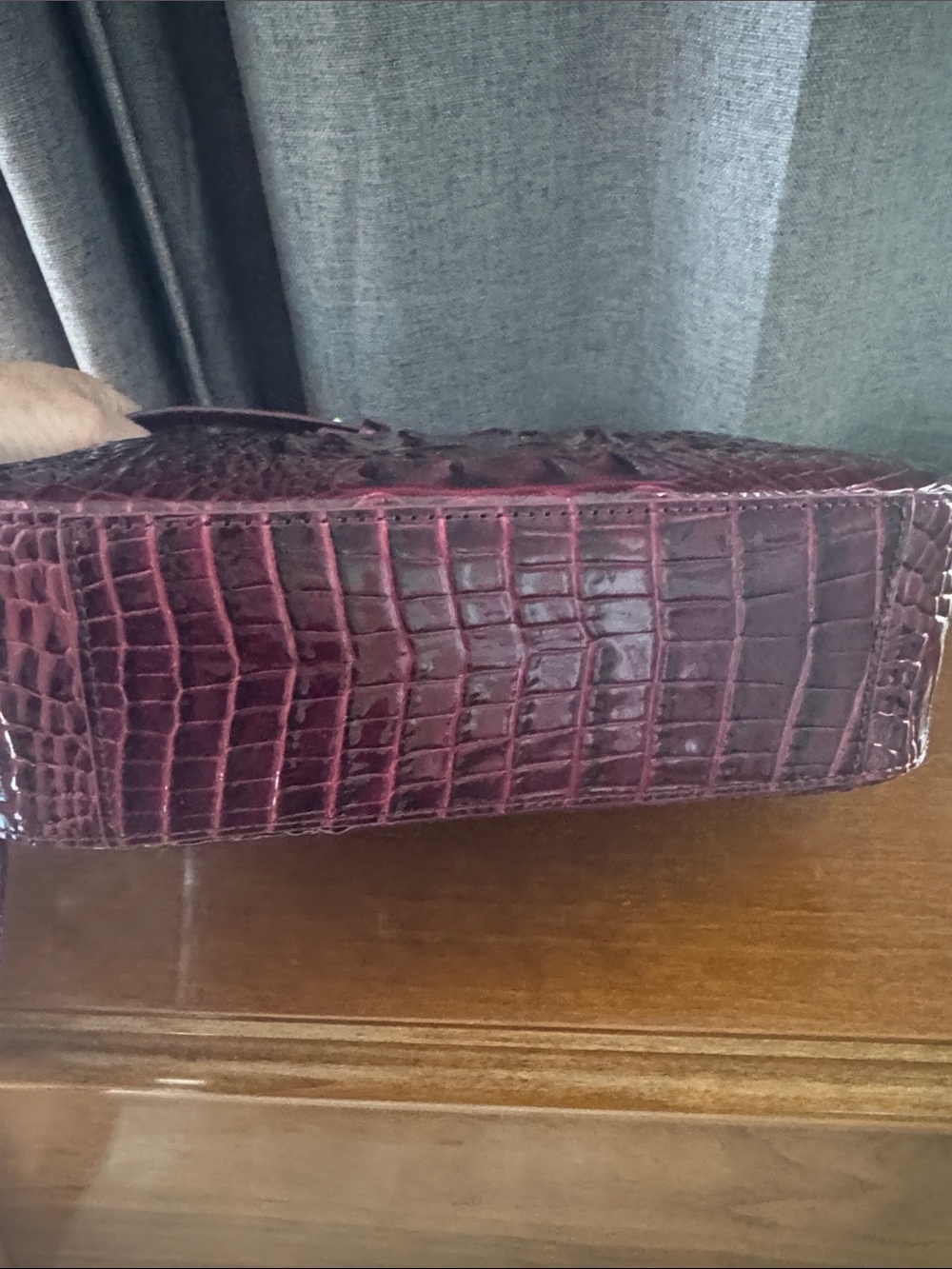 Brahmin Gianna in Cherry Lacquer with Matching Wallet - Picture 5 of 6